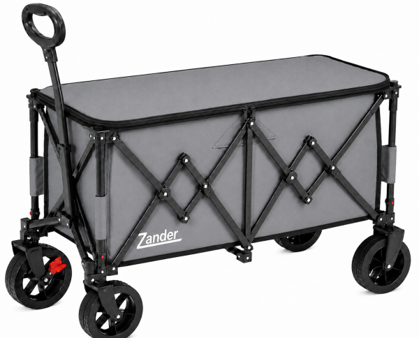 ELD-W701L Grey Foldable Zander Utility Wagon
