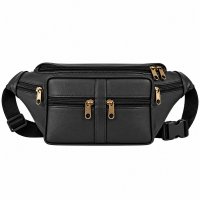 1295 Black Leather Soft Bumbag (New) 1295 Black Leather Soft Bumbag (New)