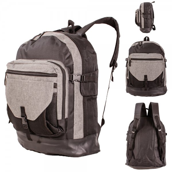 BP-115 GREY/BLACK BACKPACK