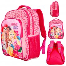 1023P-3151 PINK PRINCESS 17'' KIDS BACKPACK DELUXE BACKPACK