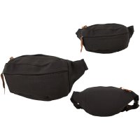 8044 All Black Waist Bag