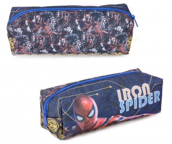 1015-8323F Iron Spiderman rectangular pencil case