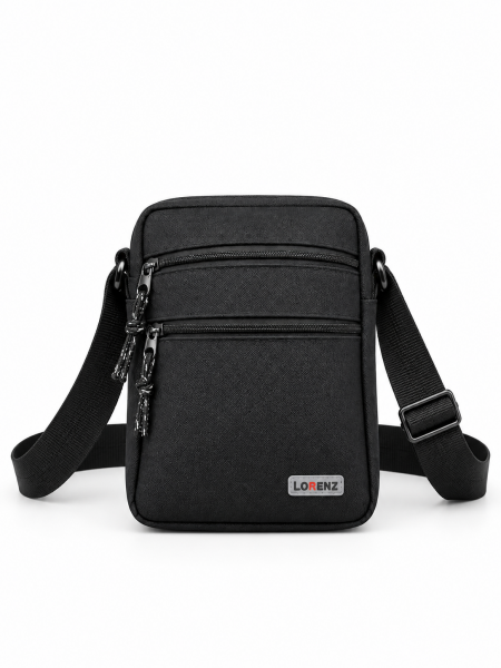 2585 Black Lorenz Shoulder Bag (New)
