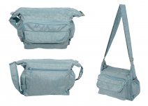 JBNHB09 sky blue WATER RESISTANT BUMBAG