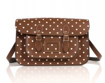 RL15 CHESTNUT BROWN POLKA DOT ENGLISH