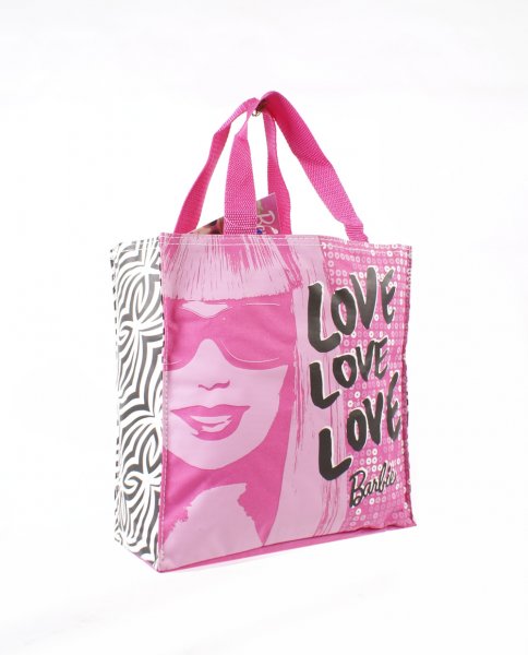 BARB4859 - Kids Bag Pink/Zebra Love Barbie