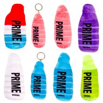 PRIME DRINK PACK OF 12 PLUSH 10CM FASHION SOFT TOY KEYCHAIN