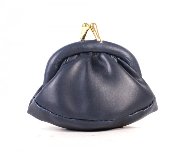 6290 Minature P,U Purse NAVY