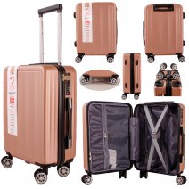 T-HC-US-01 ROSE GOLD 17.7'' UNDER-SEAT CABIN-SIZE SUITCASE