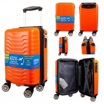 T-HC-US-1627 ORANGE 15.7'' UNDER-SEAT CABIN-SIZE TROLLEY