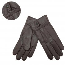 8910 DARK BROWN LEATHER GLOVES SMALL