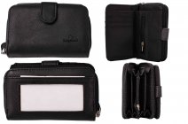 JBPS117 BLACK PURSE WITH POP FRONT & 1 ZIP