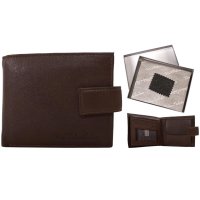 1063 RFID BROWN ITALIAN LEATHER WALLET