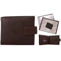 1063 RFID BROWN ITALIAN LEATHER WALLET