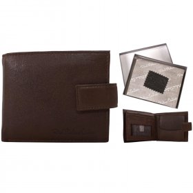 1063 RFID BROWN ITALIAN LEATHER WALLET