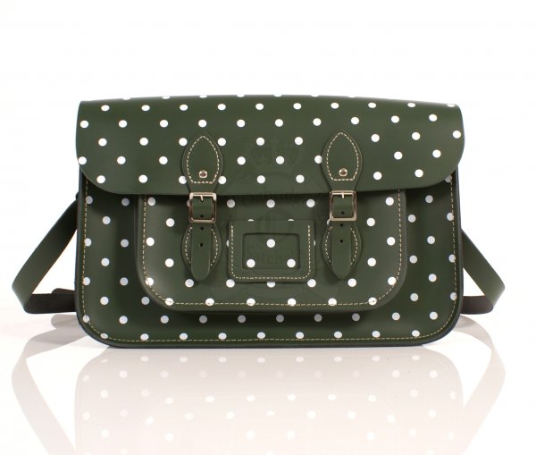 RL15 DARK GREEN POLKA DOT ENGLISH NEW 5