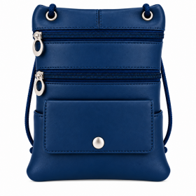 905 Navy Leather/Pu Crossbag (New)