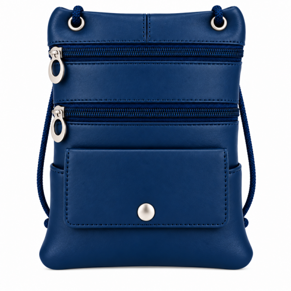 905 Navy Leather/Pu Crossbag (New)