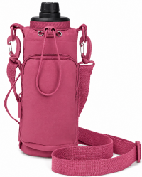 2301 Dark Pink Crinkle Nylon Practical Bottle Bag 2301 Dark Pink Crinkle Nylon Practical Bottle Bag