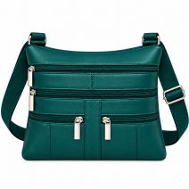 907 Green Leather/PU Crossbag (New)