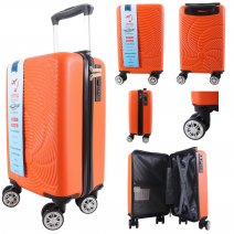 T-HC-US-1633 ORANGE RYAN AIR CABIN-SIZED TROLLEY SUITCASE