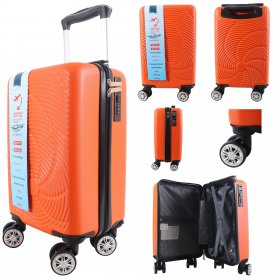T-HC-US-1633 ORANGE RYAN AIR CABIN-SIZED TROLLEY SUITCASE