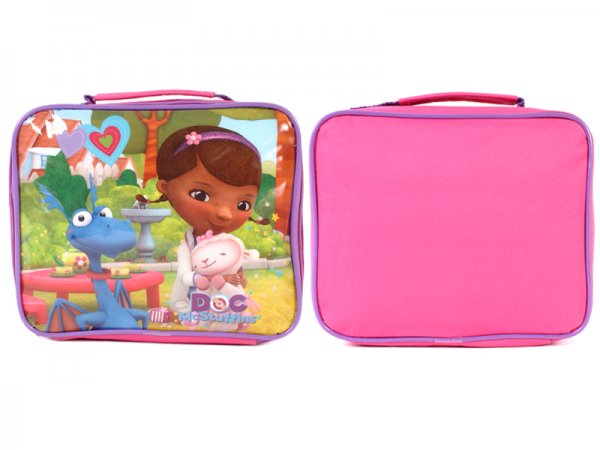 9495225HV Kids Lunchbag Pink/Purple Doc McStuffins Disney G059