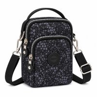 2498 Black Floral Lorenz Shoulder Bag (New) 2498 Black Floral Lorenz Shoulder Bag (New)