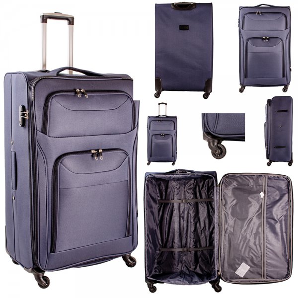 T-SL-01 NAVY 32'' TRAVEL TROLLEY SUITCASE