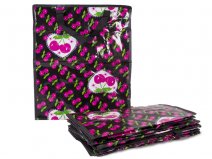 PP15 CHERRY PRINT SHOPPING BAG SET OF 12