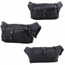 8041 BLACK LORENZ WAIST BAG