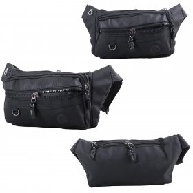 8041 BLACK LORENZ WAIST BAG