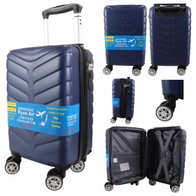T-HC-US-1626 NAVY RYAN AIR CABIN-SIZED TRAVEL TROLLEY SUITCASE