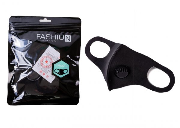 FASHION DUST PROTECTION THERMAL MASK BLK
