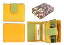 RB-40 YELLOW SOFT LEATHER PURSE
