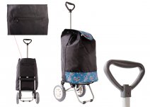 6957/S FLORAL BUTTERFLY SHOPPING TROLLEY
