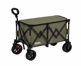 ELD-W101M Olive Foldable Zander Utility Wagon