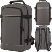 BP-R-T-120 GREY RYANAIR UNDERSEAT CABIN-FRIENDLY RUCKSACK