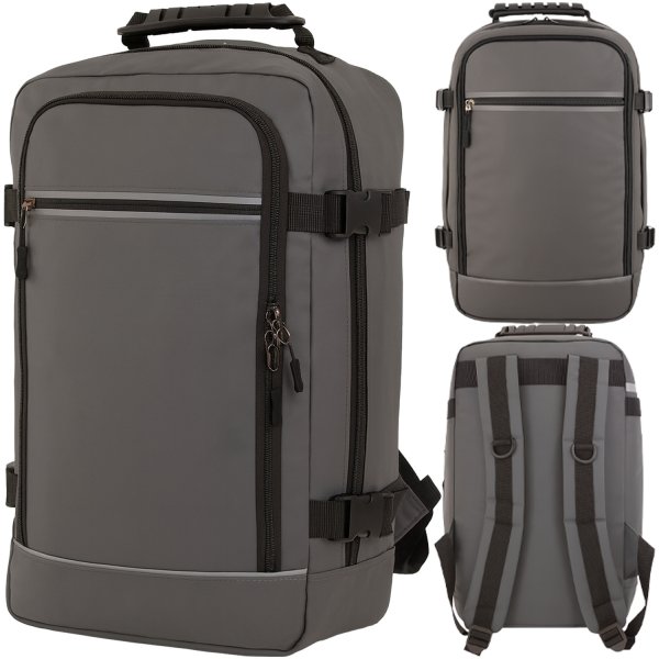 BP-R-T-120 GREY RYANAIR UNDERSEAT CABIN-FRIENDLY RUCKSACK