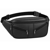 8043 *CC* P.U Bum Bag With 5 Zips (New) 8043 *CC* P.U Bum Bag With 5 Zips (New)