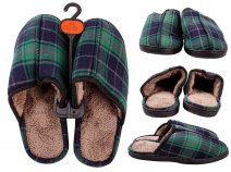 07 GENTS SLIPPERS CHECK SMALL UK 6/7