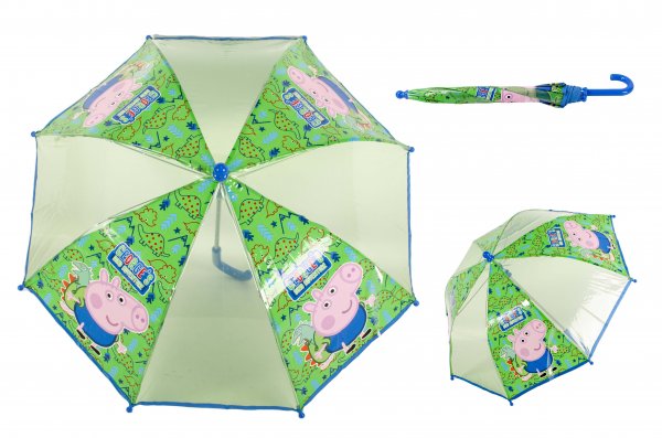 GMR00054AA01PEZZ PEPPA PIG GREEN AND NAVY KIDS UMBRELLA
