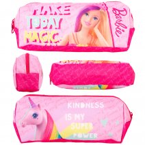 1015F-1415 BARBIE PINK RECTANGULAR PENCIL CASE