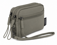 2299 Olive Grey Two Top Zip Compartments 2299 Olive Grey Two Top Zip Compartments