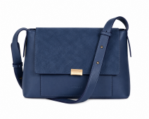 5833 Blue Lorenz Mid-Sized Flapover Bag
