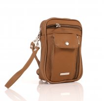 3728 TAN Cow Hide Gents Wrist Purse