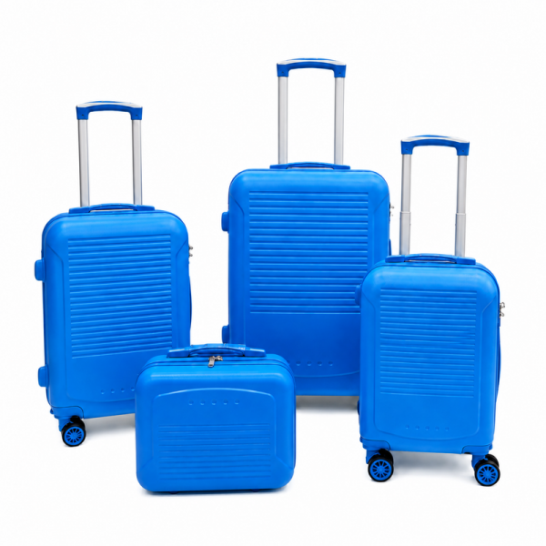 T-HC-716 SET OF 4 Blue Premium Hard Shell Suitcases