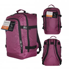 BP-120 DARK PINK RYANAIR UNDERSEAT CABIN-FRIENDLY RUCKSACK W/MUL