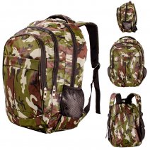 BP-110 CAMOUFLAGE ARMY GREEN 18'' BACKPACK