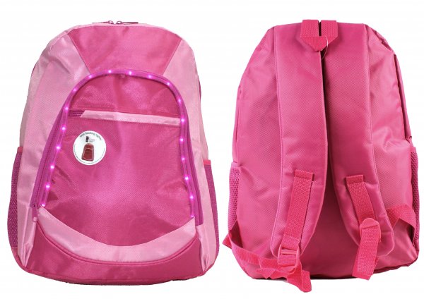 LED001002 LED PINK BACKPACK - E019